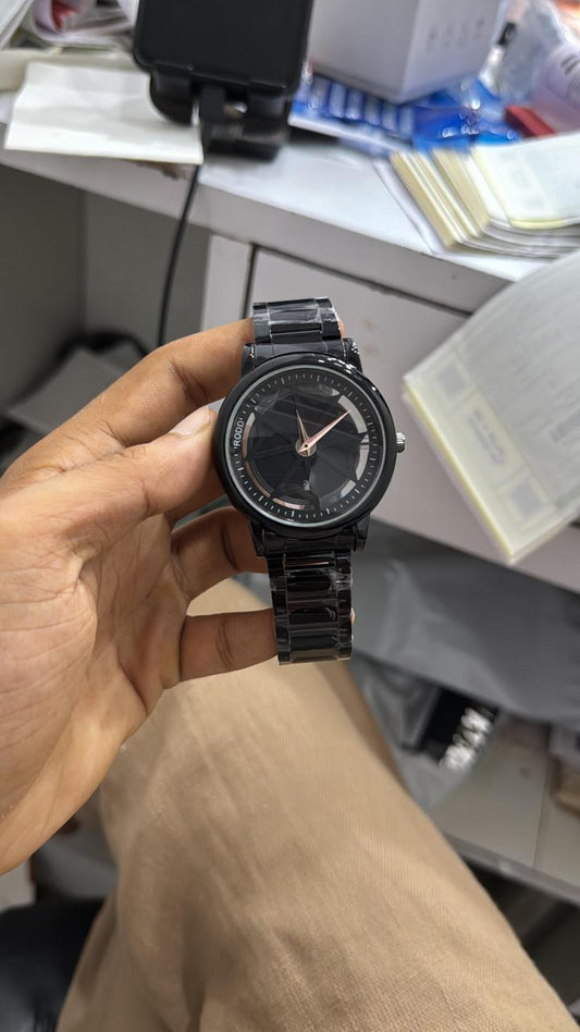 BLACK SPINING WATCH